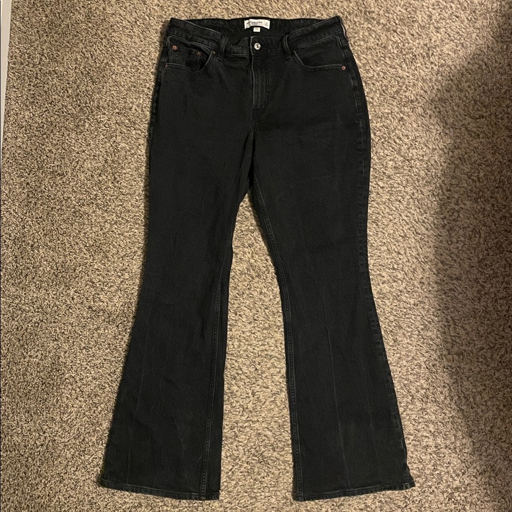Abercrombie & Fitch curve love mid rise bootcut jeans-size 31